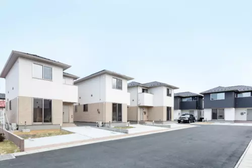 ファミリーが快適に暮らす 戸建貸家のまちなみ の施工イメージ89